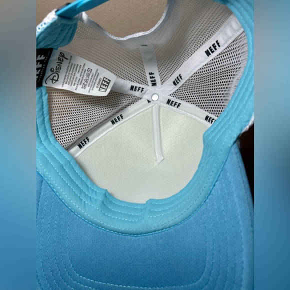 Mickey Mouse Hat Neff Trucker Cap Adult Air Brushed Style Adjustable White NEW - Picture 12 of 13